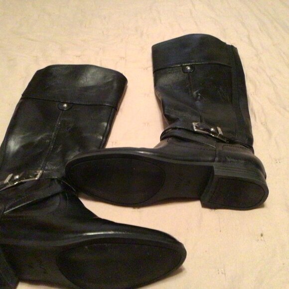 Unisa Black Riding Style Boot Size 7 - Picture 1 of 4
